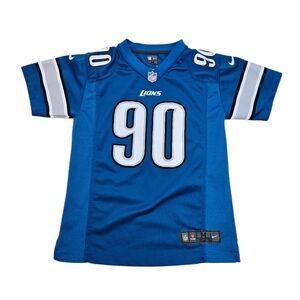 Detroit Lions #90 Ndamukong Suh Nike On Field Jersey – Youth M